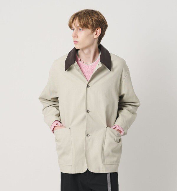 BEAUTY&YOUTH UNITED ARROWS「レザーカラー スムース ダック カバーオール」|その他|