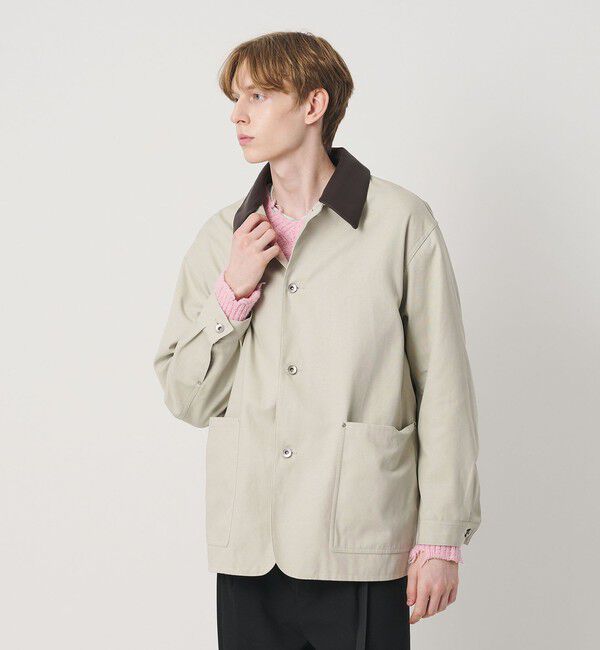 BEAUTY&YOUTH UNITED ARROWS「レザーカラー スムース ダック カバーオール」|その他|