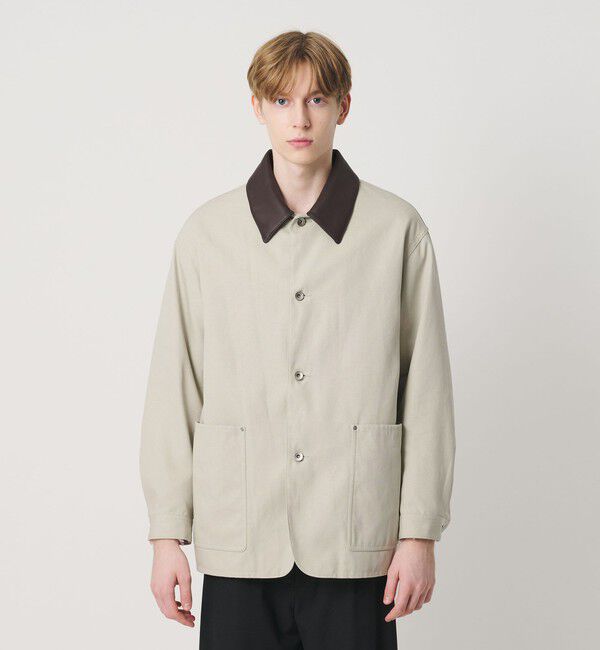 BEAUTY&YOUTH UNITED ARROWS「レザーカラー スムース ダック カバーオール」|その他|