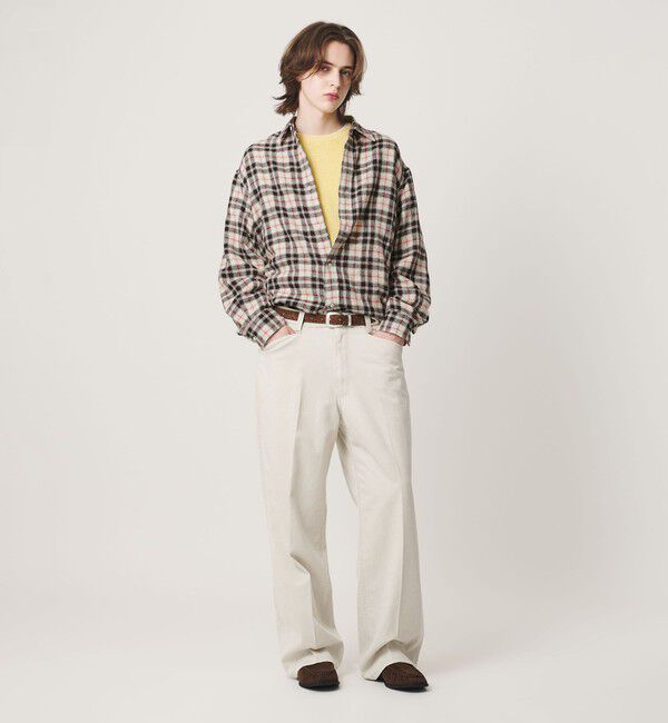 BEAUTY&YOUTH UNITED ARROWS「ウールブレンド チェック レギュラー シャツ GRANDE型」|シャツ・ブラウス|