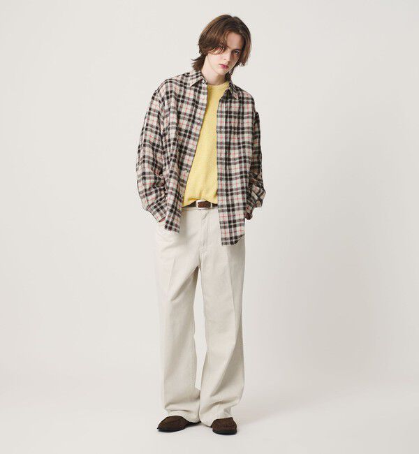 BEAUTY&YOUTH UNITED ARROWS「ウールブレンド チェック レギュラー シャツ GRANDE型」|シャツ・ブラウス|