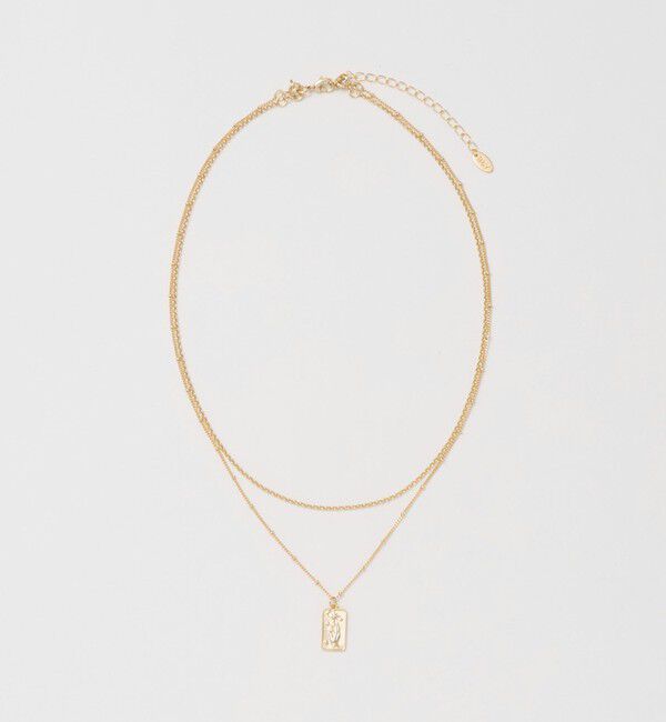 BEAUTY&YOUTH UNITED ARROWS「プレートモチーフ 3WAY チェーン ネックレス」|ネックレス|