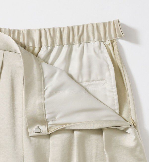 BEAUTY&YOUTH UNITED ARROWS「サテン ドローストリング バックゴムパンツ ウォッシャブル」|その他|