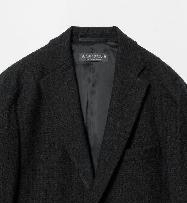 BEAUTY&YOUTH UNITED ARROWS「ストレッチ サキソニー 2ボタン ジャケット セットアップ対応」|テーラードジャケット|
