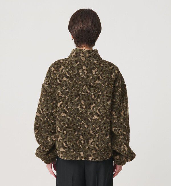 BEAUTY&YOUTH UNITED ARROWS「ジャガード スタンドカラー ボアブルゾン」|その他|