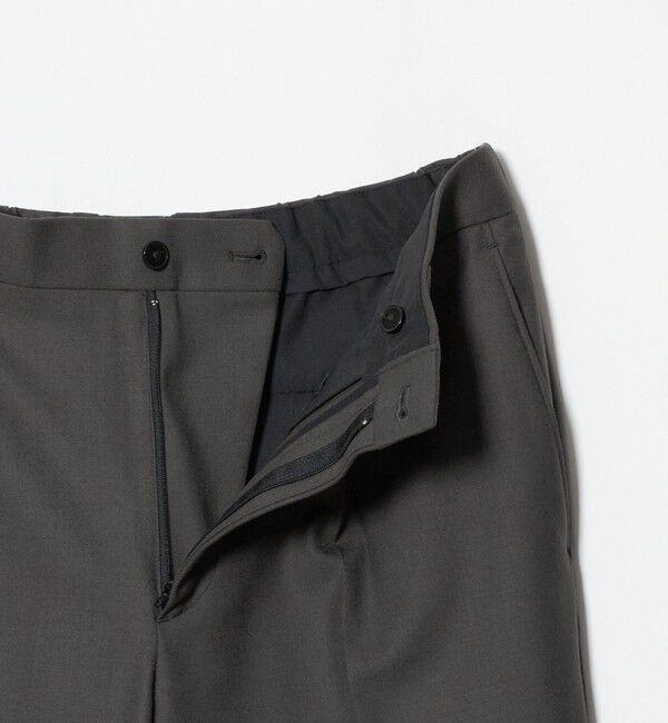 BEAUTY&YOUTH UNITED ARROWS「ストレッチ ウールブレンド ワンプリーツ テーパード パンツ NO.5 セットアップ対応」|チノ|