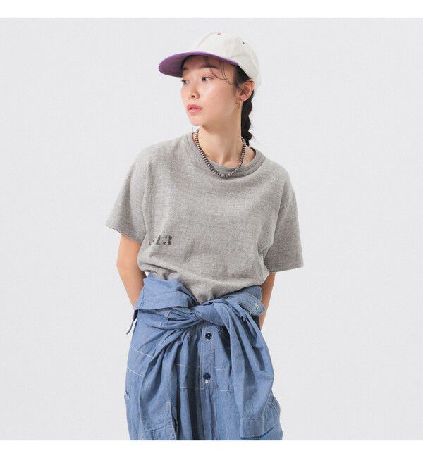 BEAMS SELECTION for WOMEN「【別注】WAREHOUSE & CO. / ステンシル13 Tシャツ」|Tシャツ・カットソー|