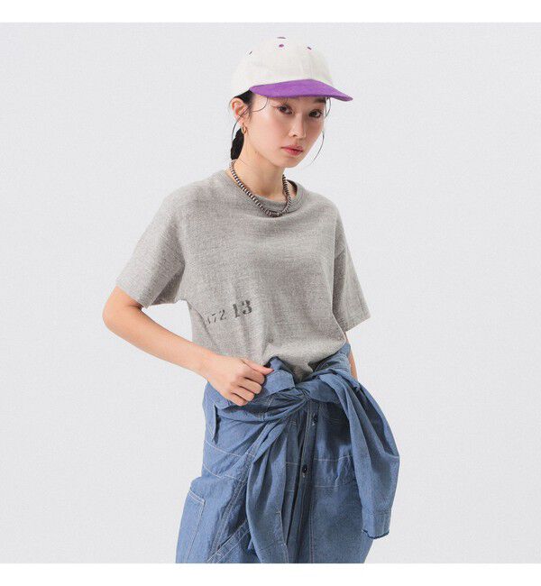 BEAMS SELECTION for WOMEN「【別注】WAREHOUSE & CO. / ステンシル13 Tシャツ」|Tシャツ・カットソー|