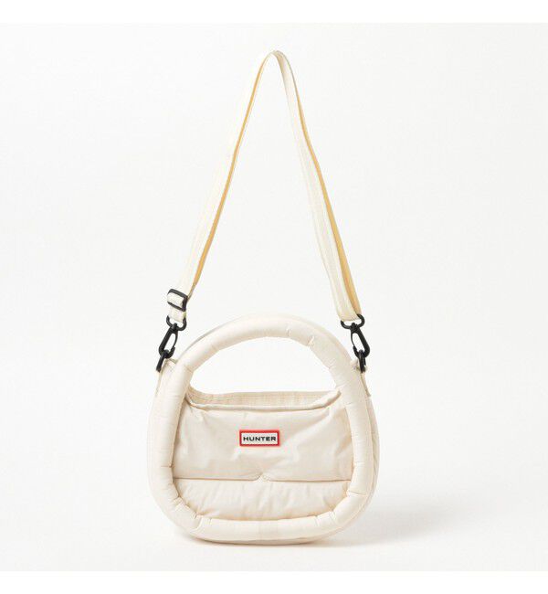BEAMS SELECTION for WOMEN「【WEB限定】HUNTER / フレイムド パファー ミディ ホーボー」|ハンドバッグ|
