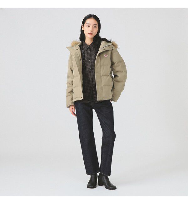 BEAMS SELECTION for WOMEN「DANTON / FAKE FUR HOODED DOWN JACKET 25AW」|ダウン|
