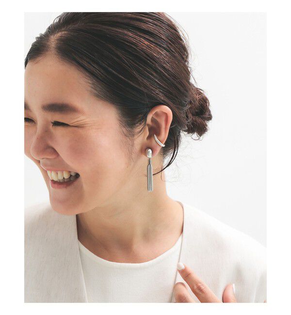 Demi-Luxe BEAMS 「オーバル タッセル イヤリング」|イヤリング|