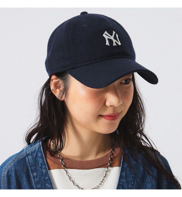 BEAMSBOY「【別注】NEW ERA / 920 メルトンウール MLB キャップ」|その他|NAVY