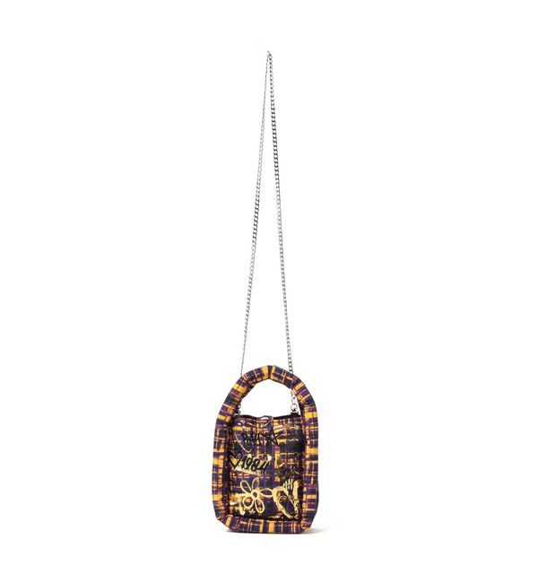 Ray BEAMS 「【別注】Casselini &times; Ray BEAMS / ミューズ ボックス ミニ バッグ」|ハンドバッグ|PURPLE