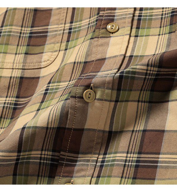 BEAMS「ワーク チェック シャツ 【ワイドフィット】」|シャツ・ブラウス|