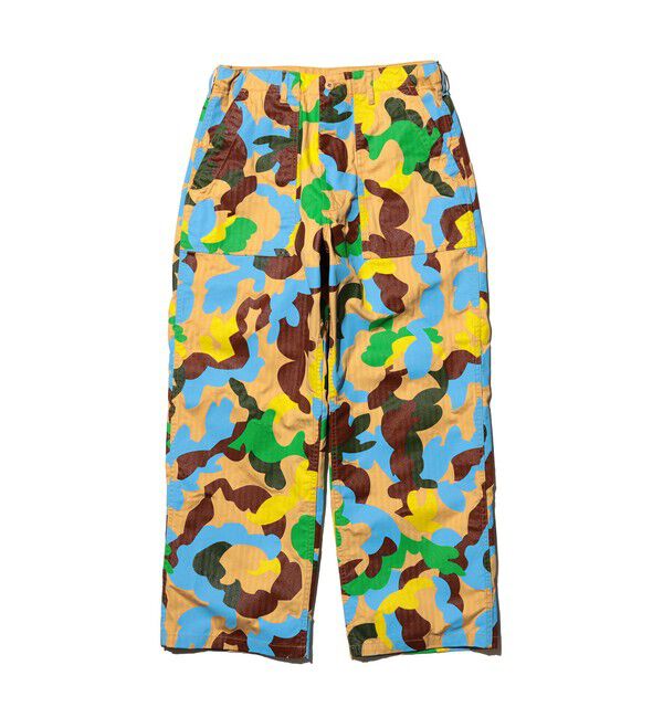 BEAMS PLUS「MIL Utility Easy Trousers Supima Herringbone Big Camo Print」|チノ|