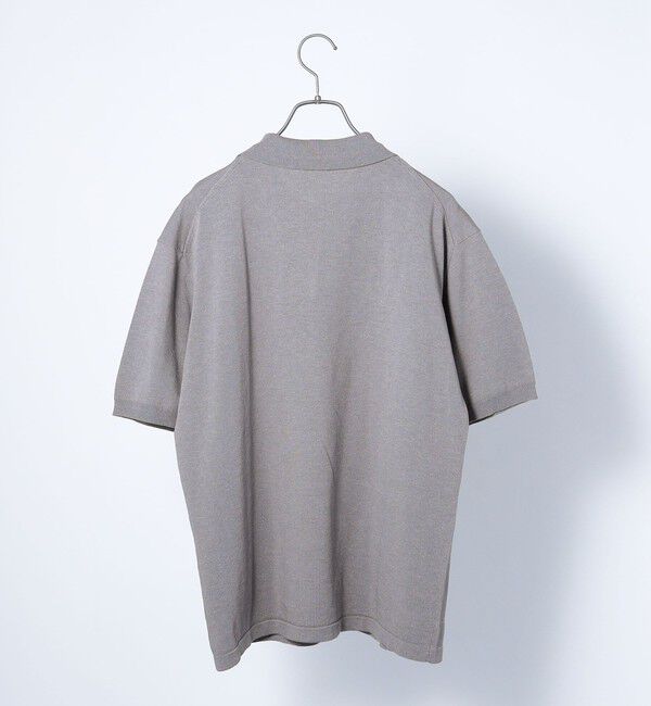 SHIPS any「SHIPS any:〈接触冷感〉ハイゲージ リネンミックス サマー ニット ポロシャツ 25SS◇」|ポロシャツ|