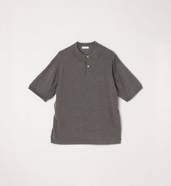 SHIPS any「SHIPS any:〈接触冷感〉ハイゲージ リネンミックス サマー ニット ポロシャツ 25SS◇」|ポロシャツ|