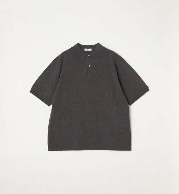SHIPS any「SHIPS any:〈接触冷感〉ハイゲージ リネンミックス サマー ニット ポロシャツ 25SS◇」|ポロシャツ|