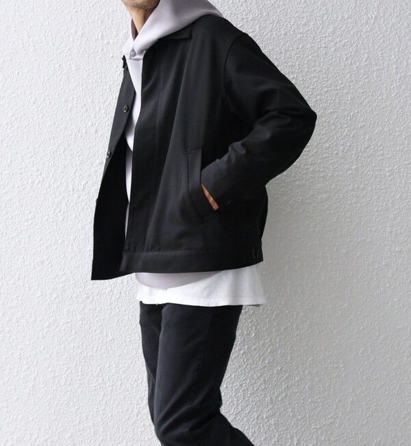 SHIPS any「SHIPS any: 〈手洗い可能〉 ショート ブルゾン 24FW◇」|ブルゾン・スタジャン|