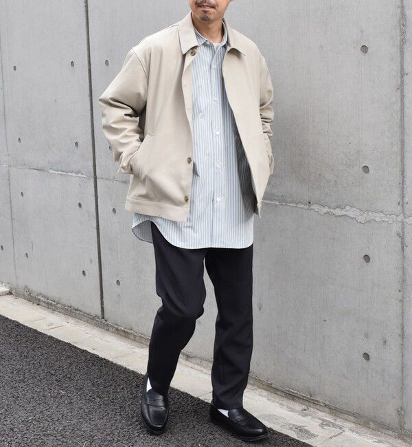 SHIPS any「SHIPS any: 〈手洗い可能〉 ショート ブルゾン 24FW◇」|ブルゾン・スタジャン|