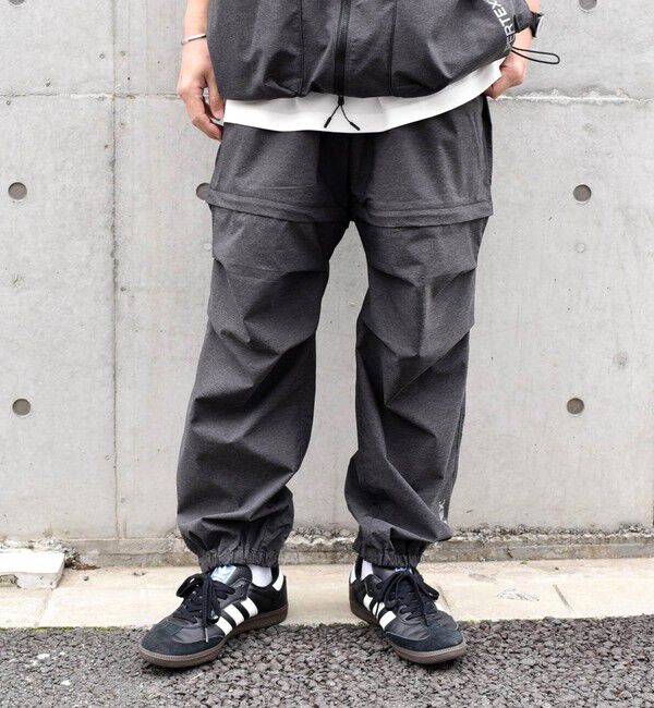 SHIPS any「SHIPS any: 〈撥水・透湿・軽量〉PERTEX(R) 2WAY トラック パンツ (セットアップ対応)◇」|その他|ダークグレー