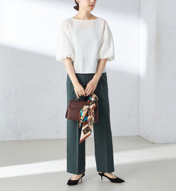 SHIPS for women「〈手洗い可能〉ツイル ストレート パンツ（セットアップ対応）」|その他|
