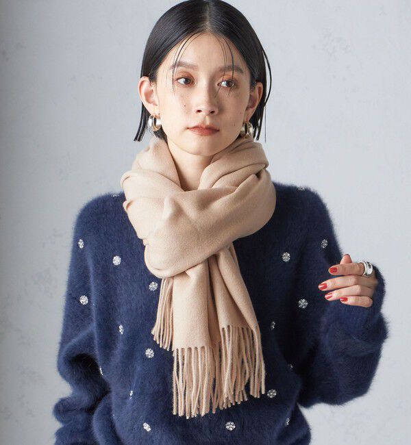 SHIPS for women「ウール カシミヤ ウォッシャブル ストール」|マフラー|