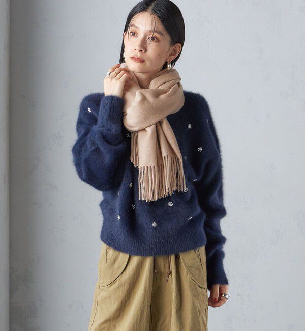 SHIPS for women「ウール カシミヤ ウォッシャブル ストール」|マフラー|