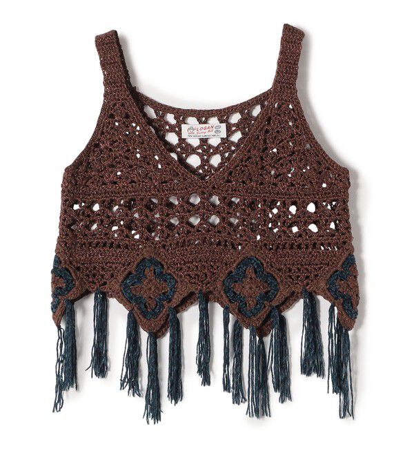 SHIPS for women「LOGAN KNITTING MILLS:〈手洗い可能〉モール ビスチェ」|ニット・セーター|
