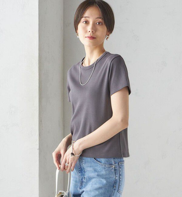 SHIPS for women「オーガニック コットン スムース TEE」|Tシャツ・カットソー|
