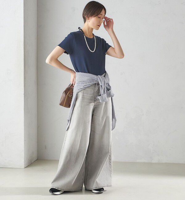 SHIPS for women「オーガニック コットン スムース TEE」|Tシャツ・カットソー|