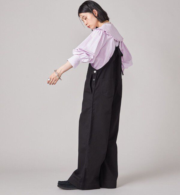 SHIPS for women「SHIPS NINE CASE:〈洗濯機可能〉カツラギ サロペット」|オールインワン|