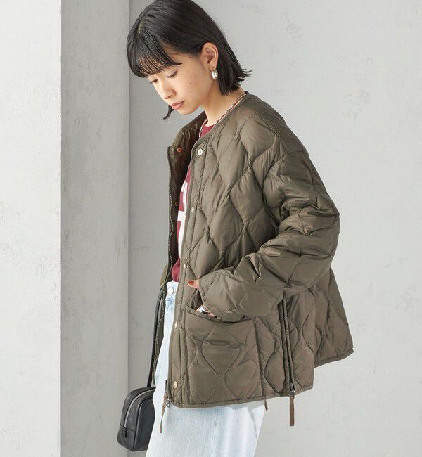 SHIPS for women「【SHIPS別注】TAION:〈手洗い可能〉リブ マルチ WAY ダウン ジャケット」|ダウン|