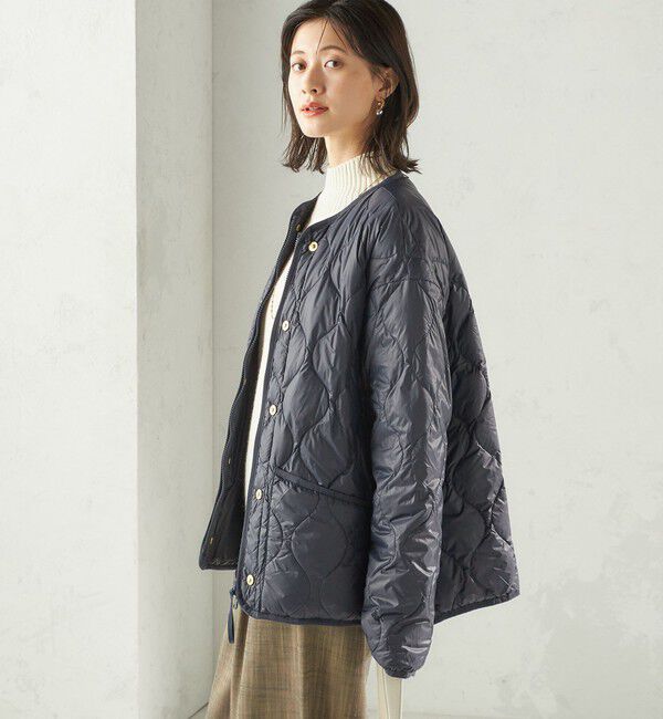 SHIPS for women「【SHIPS別注】TAION:〈手洗い可能〉リブ マルチ WAY ダウン ジャケット」|ダウン|