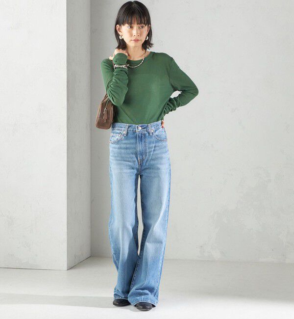 SHIPS for women「s.oyamadaコラボ:〈手洗い可能〉シアー テレコ ロング スリーブ TEE」|Tシャツ・カットソー|