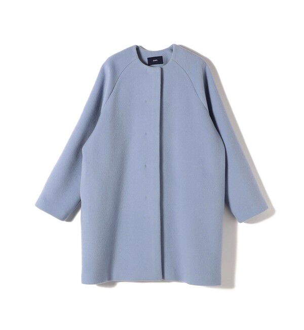 SHIPS for women「Pure SUPER100 ノーカラー コート」|ノーカラーコート|