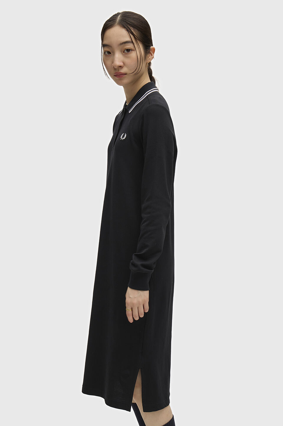 FRED PERRY 「FRED PERRY／The Long Sleeve Fred Perry Shirt Dress／フレッドペリー長袖ポロシャツワンピース」|ワンピース|