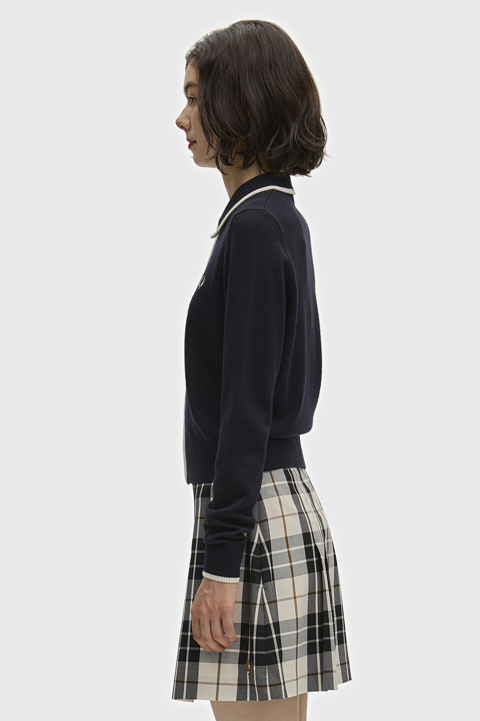 FRED PERRY 「FRED PERRY／Zip-Through Knitted Shirt／ジップスルーニットシャツ」|ニット・セーター|