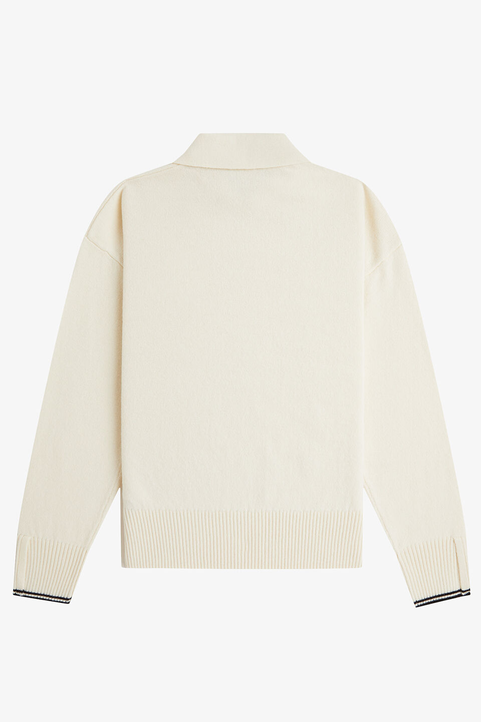 FRED PERRY 「FRED PERRY／SPLIT CUFF COLLARED JUMPER／レイヤードカラー ニットポロシャツ」|ポロシャツ|