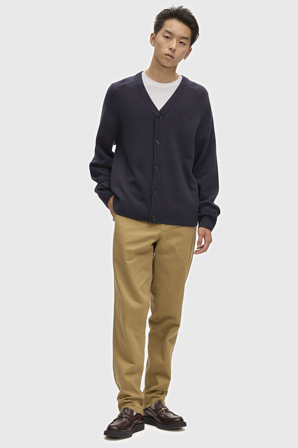 FRED PERRY 「FRED PERRY／Saddle Sleeve Cardigan／サドルスリーブカーディガン」|カーディガン|