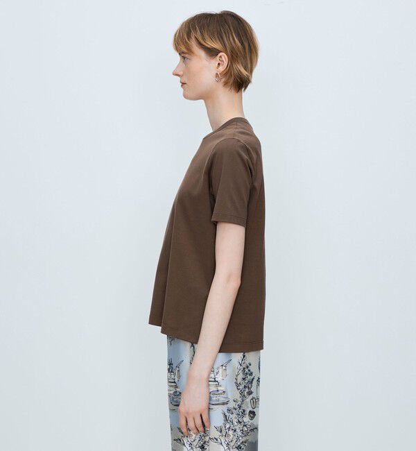 TOMORROWLAND collection「スーピマコットンジャージー クルーネックプルオーバー」|Tシャツ・カットソー|