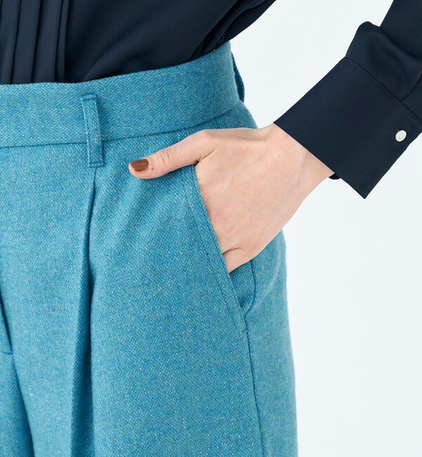 Ballsey「メランジカルゼ タックワイドパンツ」|その他|