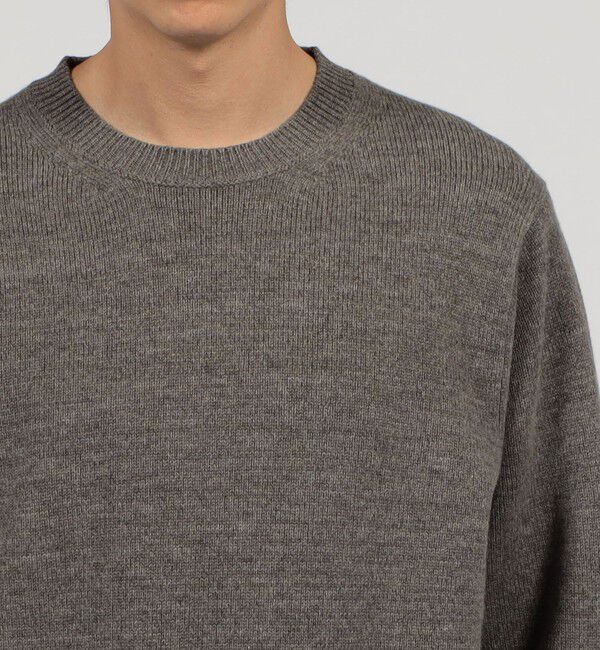 TOMORROWLAND MENS「TOMORROWLAND tricot スーパーファインラムウール クルーネックプルオーバー」|ニット・セーター|