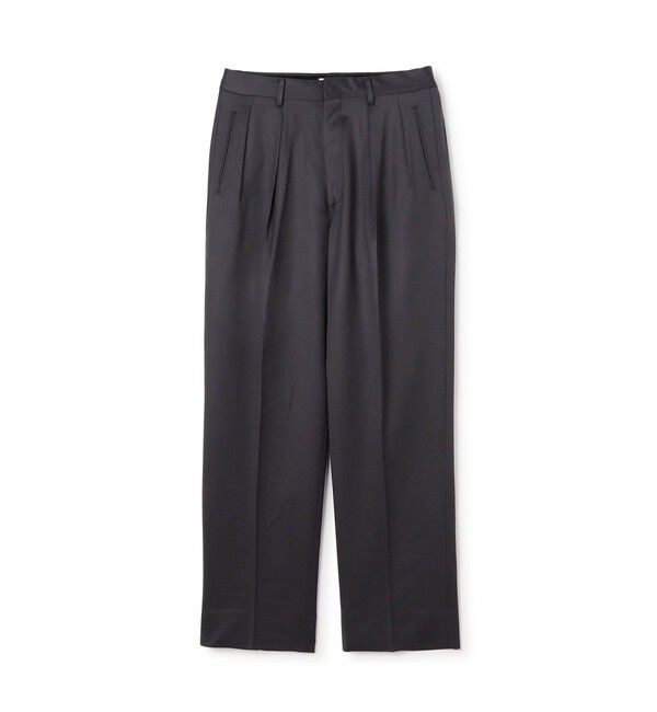 Edition「Super140&rsquo;sカシドス ２タックスラックス」|スラックス|17 チャコールグレー
