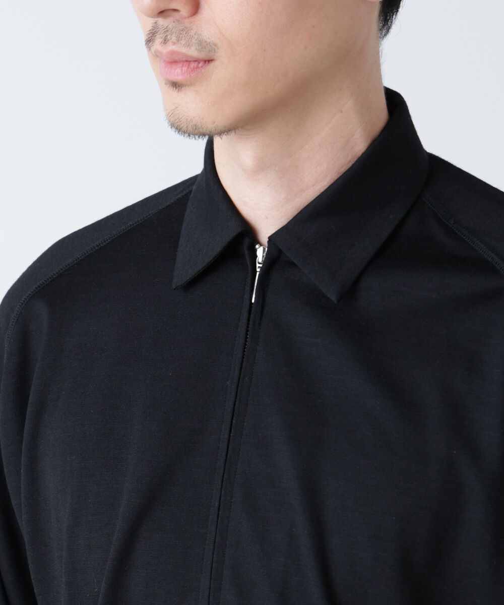 NANO universe「「ALL-DAYS COMFORT 100% WOOL」 ZIPプルオーバー」|Tシャツ・カットソー|