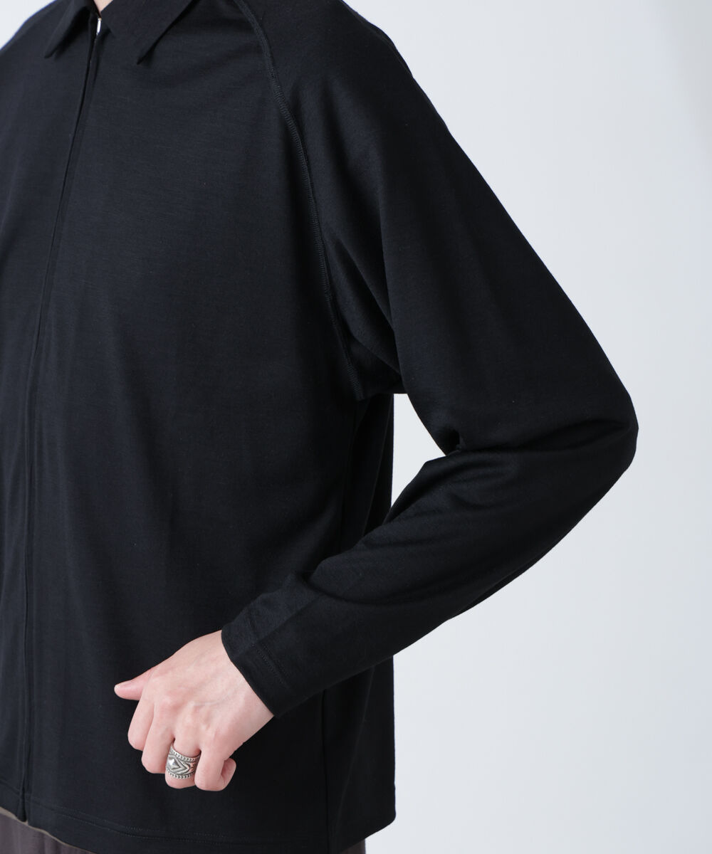 NANO universe「「ALL-DAYS COMFORT 100% WOOL」 ZIPプルオーバー」|Tシャツ・カットソー|