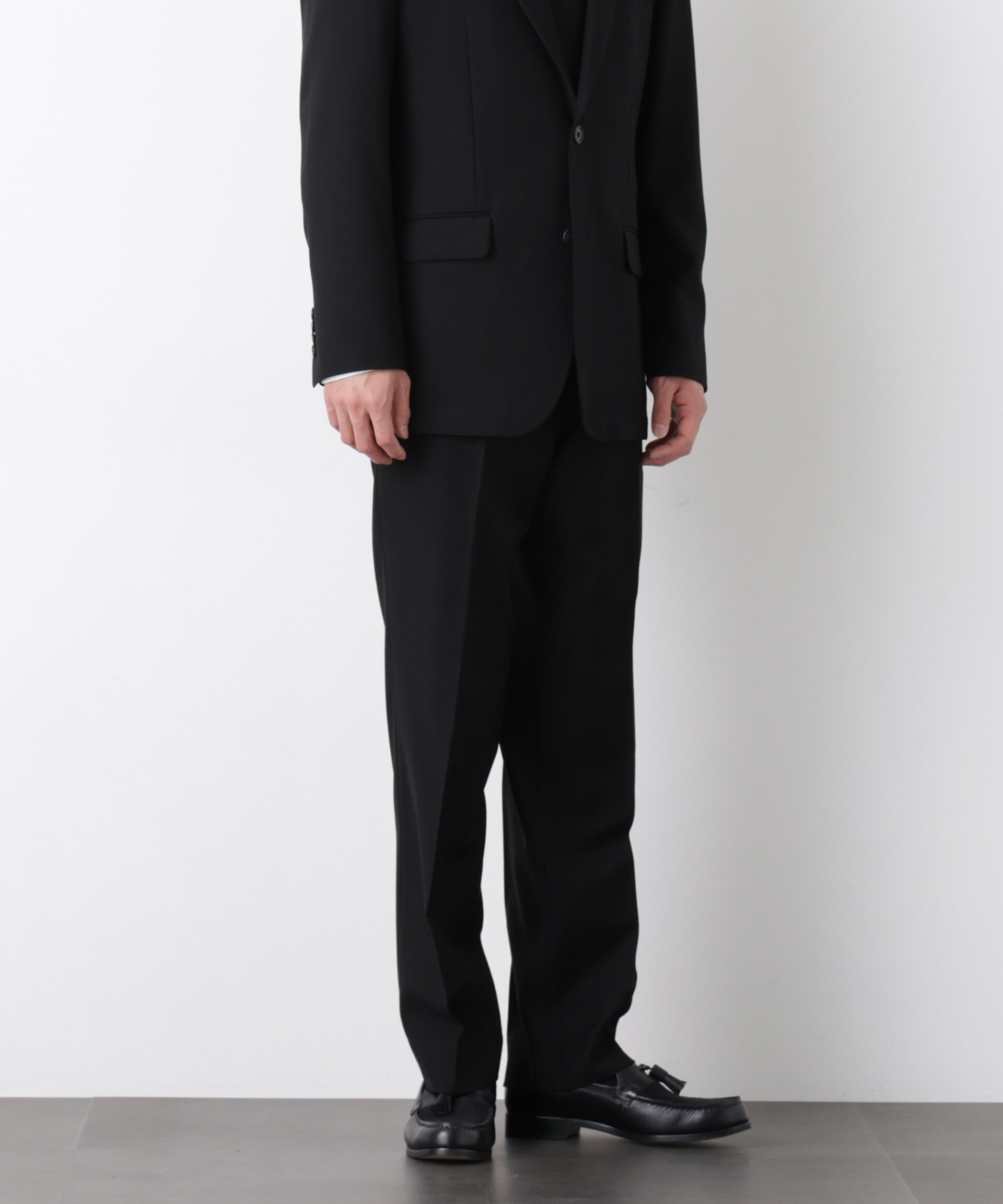 nano･universe「｢Damerino Formal｣ ﾌﾞﾗｯｸﾌｫｰﾏﾙｵｰﾙｼｰｽﾞﾝﾊﾟﾝﾂ(ｾｯﾄ  」|スーツ|
