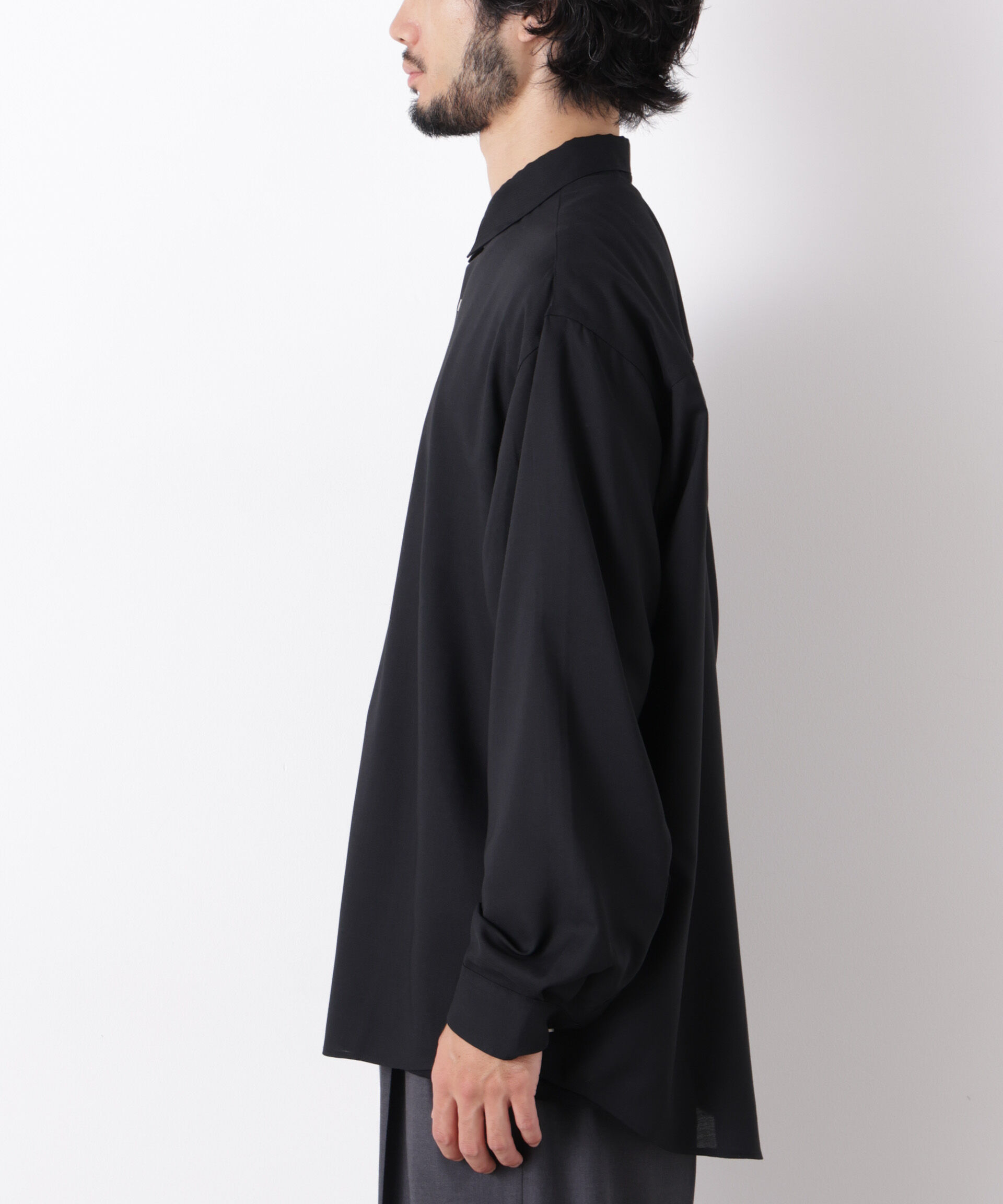  「｢OtoNANO｣LIM-BRESS ワイドシャツ 長袖」|シャツ・ブラウス|