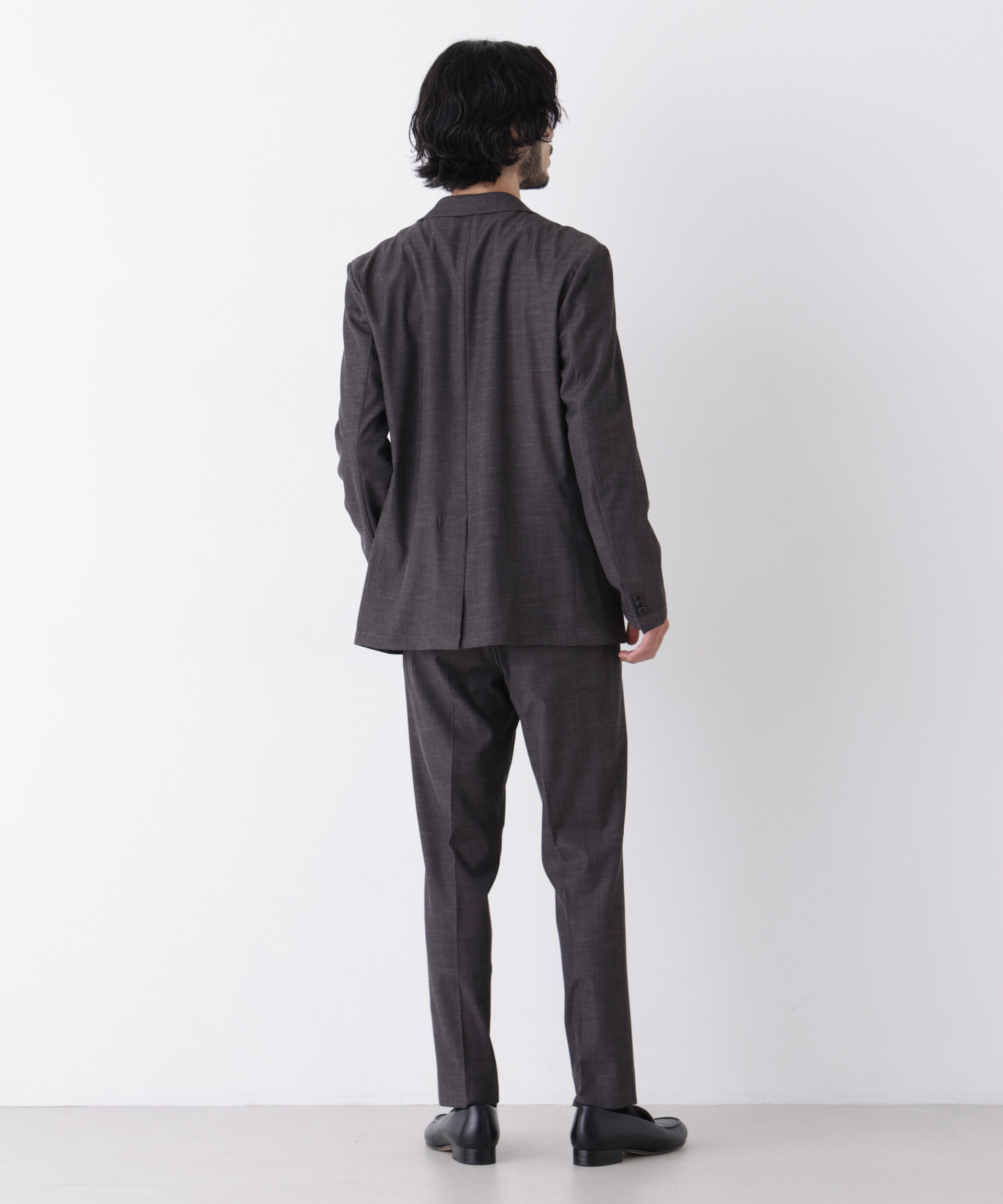 NANO universe「｢Damerino｣T/R パウダリー2WAYストレッチセットアップ」|スーツ|