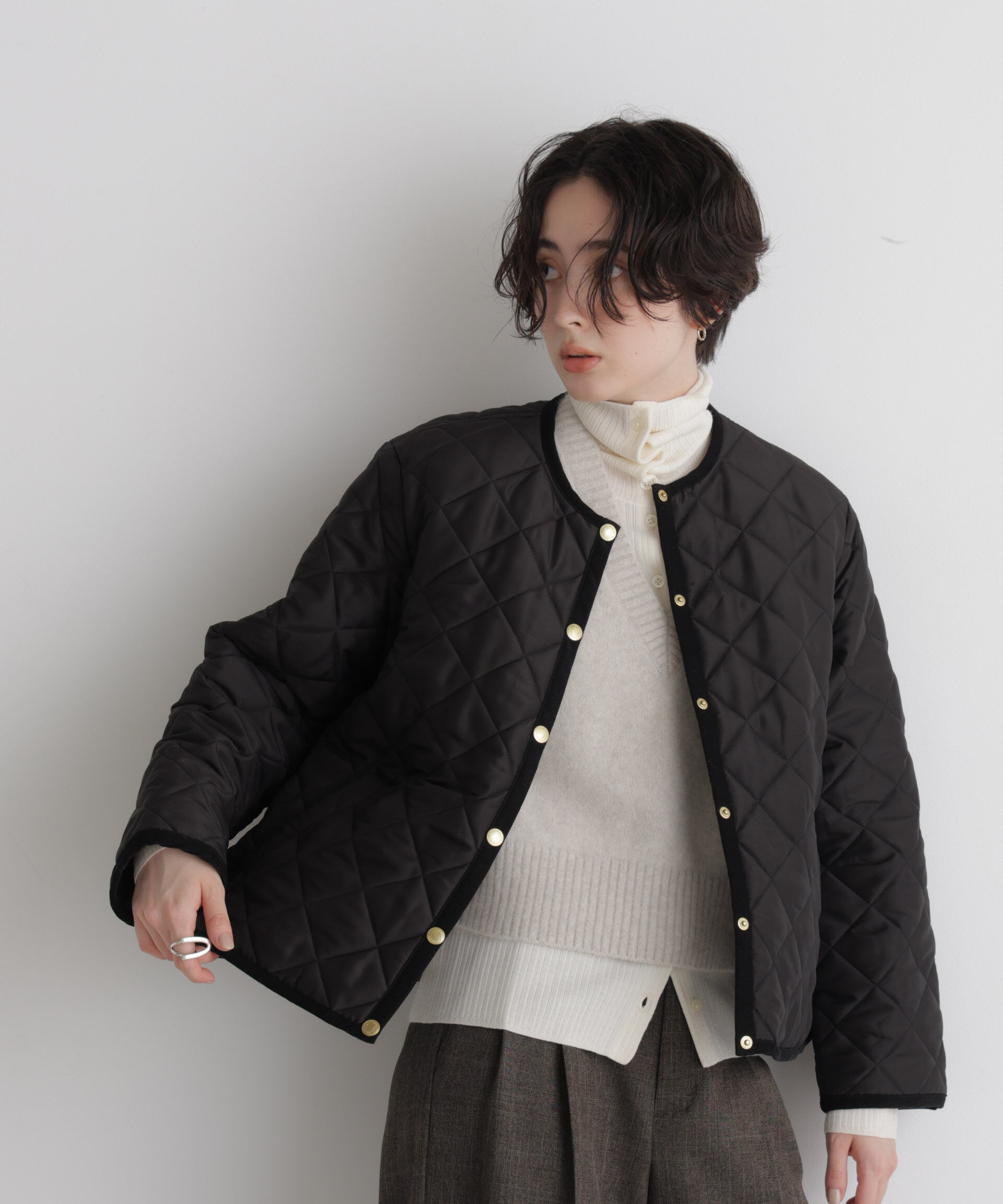 NANO universe「Traditional Weatherwear/別注 ARKLEY A-LINE」|ブルゾン・スタジャン|
